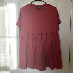 Baby Doll Dress with Pockets-Hudson Gray (Size Small)